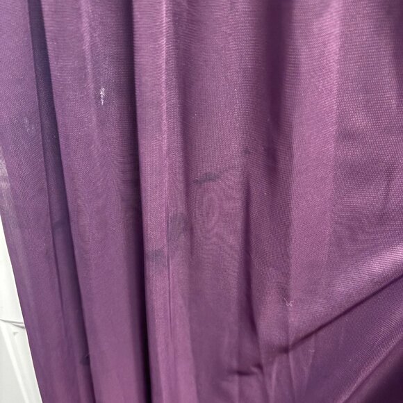 David's Bridal Bridesmaid Dress - Style #F19328 - Size 10 - Color Plum - Picture 8 of 10